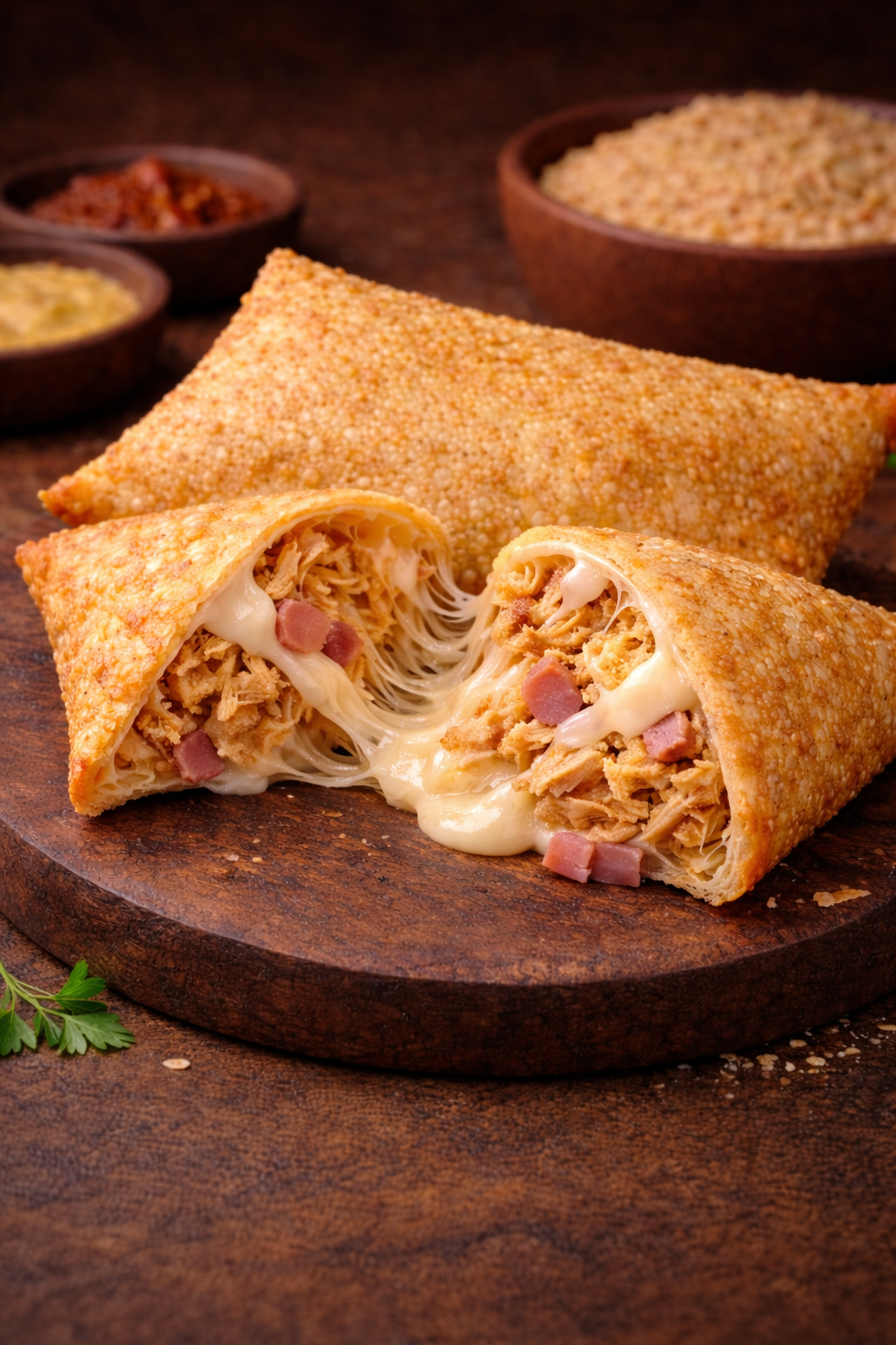 Pstel  costela c/ cream chesse .